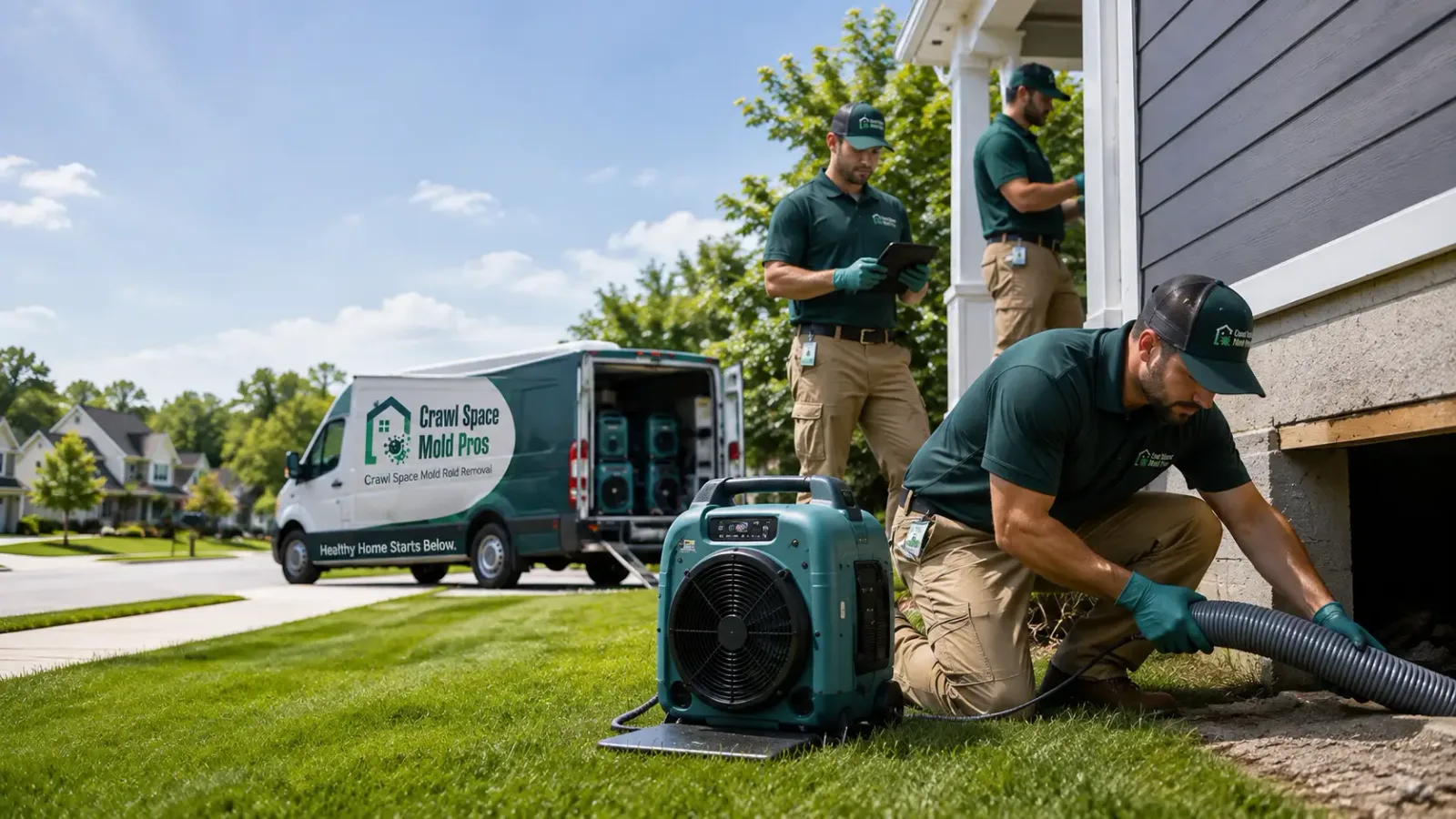 Crawl Space Mold Removal in Saint Marys, OH